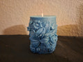 Blue Flower candle
