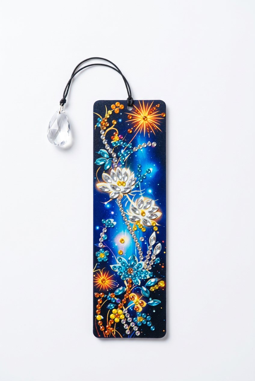 Pink Blossom Diamond Art Bookmark