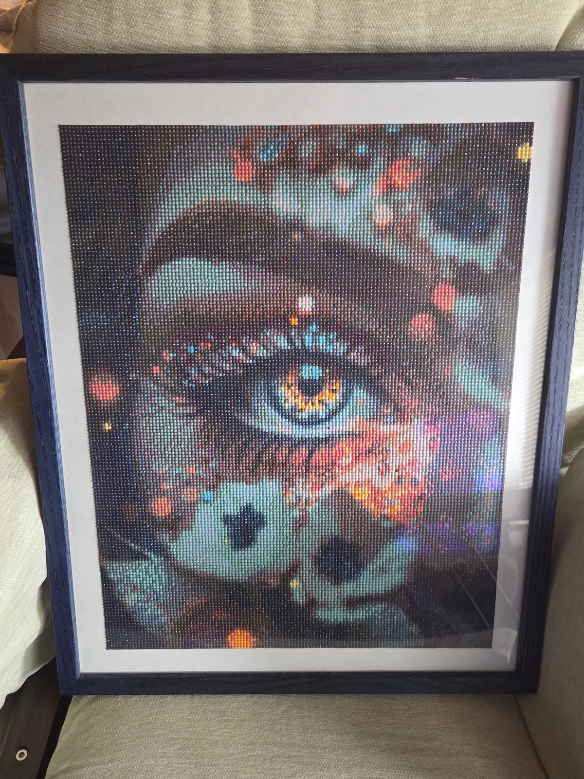 Diamond painting.                (Eye of the beholder)